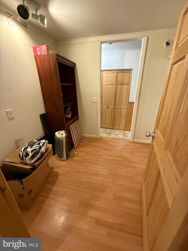 1243 Garry Ave, Vineland, NJ 08361 - hallway featuring light wood-style floors and baseboards
