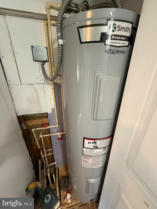 1243 Garry Ave, Vineland, NJ 08361 - utility room featuring water heater
