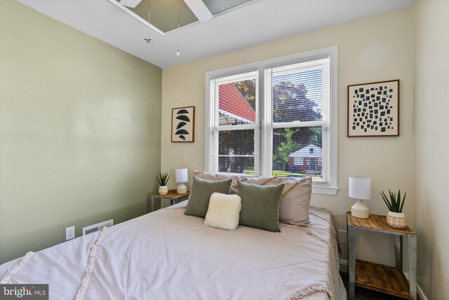 5421 Omaha Ave, Baltimore, MD 21206 - bedroom featuring attic access