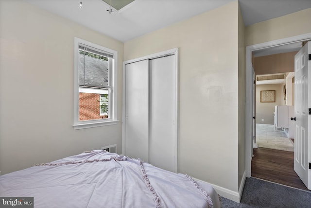 5421 Omaha Ave, Baltimore, MD 21206 - bedroom with a closet and baseboards