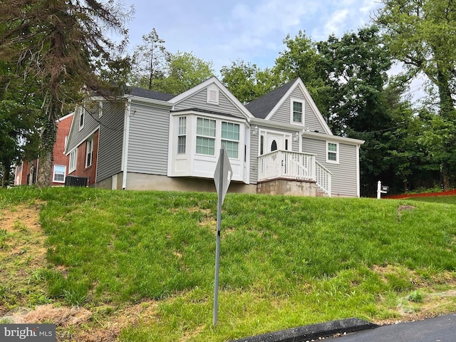 3701 Lochearn Dr, Gwynn Oak, MD 21207 - view of front facade with central AC unit