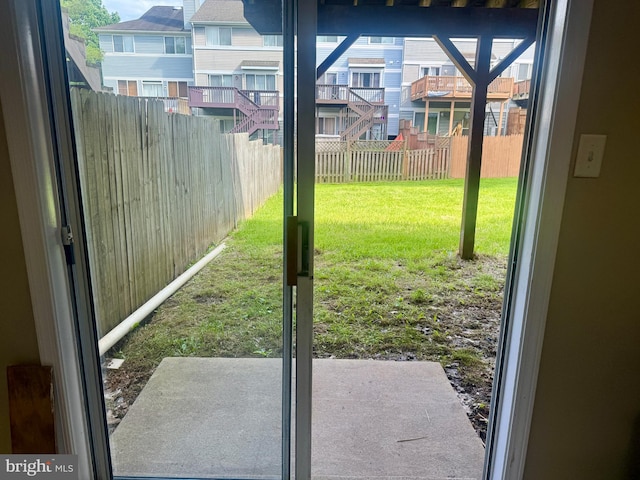 3627 Longridge Ct, Abingdon, MD 21009 - doorway to outside featuring a residential view