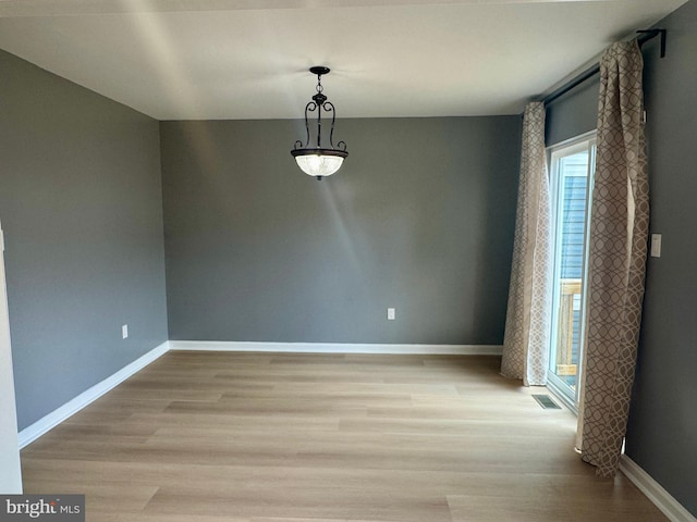 3627 Longridge Ct, Abingdon, MD 21009 - empty room featuring light wood-type flooring and baseboards