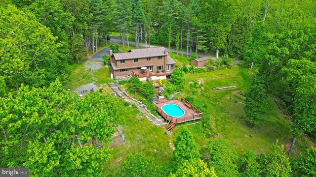 507 Shadowbrook Dr, Tunkhannock, PA 18657 - view of property location with a pool
