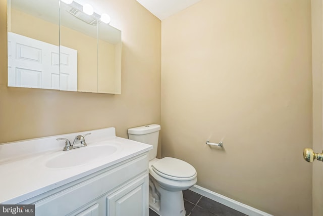 216 Parker Ave, Philadelphia, PA 19128 - bathroom with tile patterned floors, toilet, and vanity