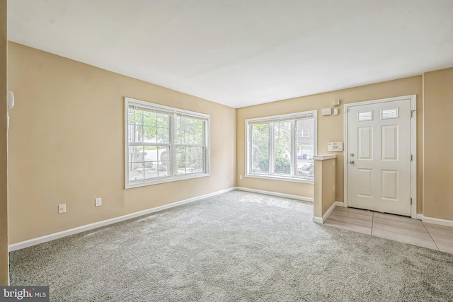 216 Parker Ave, Philadelphia, PA 19128 - carpeted foyer featuring baseboards