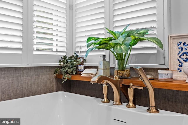 33 Jonquil Dr, Newtown, PA 18940 - bathroom view of a freestanding bath and a sink