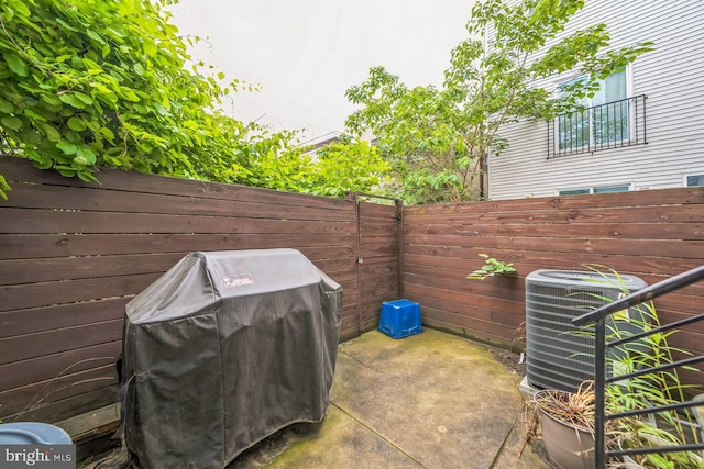 1809 Wilder St, Philadelphia, PA 19146 - view of patio / terrace featuring grilling area and central AC unit