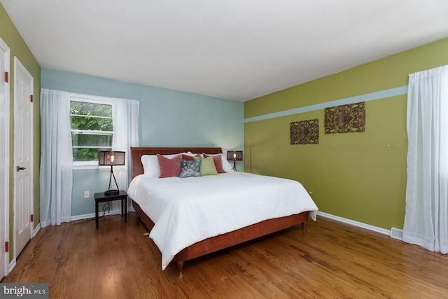 9 Laurel Wood, Lawrenceville, NJ 08648 - bedroom with baseboards and wood finished floors