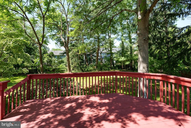 9 Laurel Wood, Lawrenceville, NJ 08648 - view of wooden deck