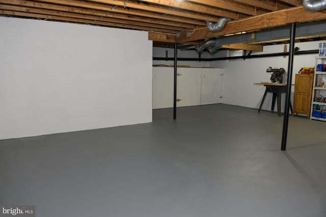 457 Langley Rd, Pittsgrove, NJ 08318 - view of unfinished basement