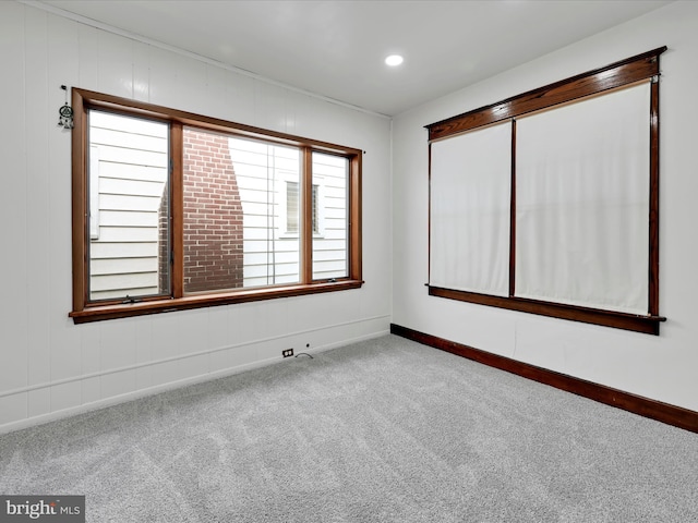138 W Main St, Schuylkill Haven, PA 17972 - carpeted spare room featuring baseboards and recessed lighting