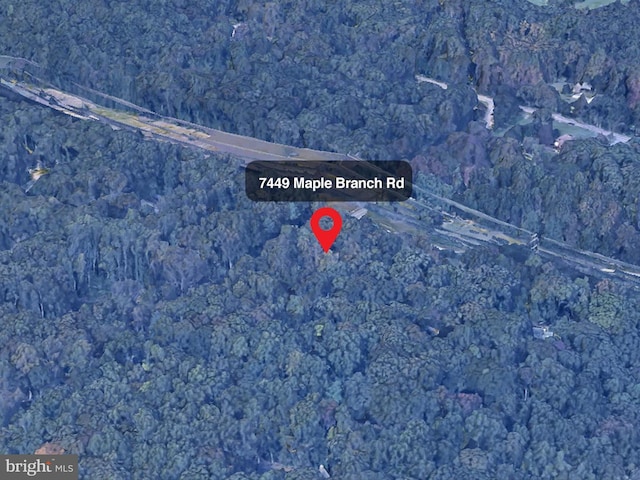 7449 Maple Branch Rd, Clifton, VA 20124 - aerial map of property and surrounding area