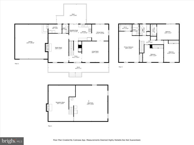 7449 Maple Branch Rd, Clifton, VA 20124 - floor plan / room layout