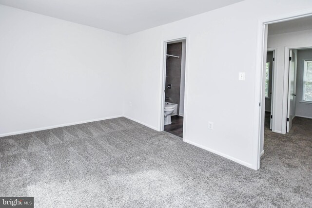 5936 S Hil Mar Cir, District Heights, MD 20747 - unfurnished bedroom with carpet flooring, baseboards, and ensuite bath