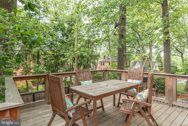 3709 Jocelyn St NW, Washington, DC 20015 - wooden terrace with outdoor dining space