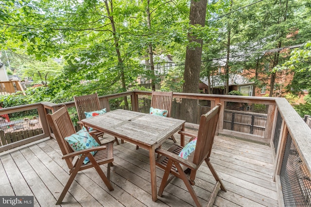 3709 Jocelyn St NW, Washington, DC 20015 - deck featuring outdoor dining space