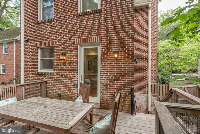 3709 Jocelyn St NW, Washington, DC 20015 - deck featuring outdoor dining area