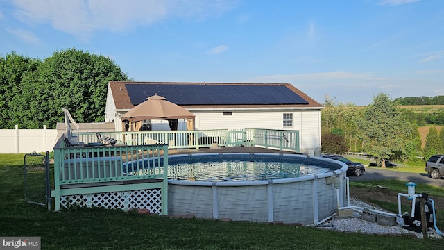 1300 River Rd, Holtwood, PA 17532 - swimming pool with a gazebo and a deck