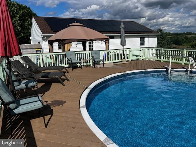 1300 River Rd, Holtwood, PA 17532 - outdoor pool featuring a deck and a gazebo