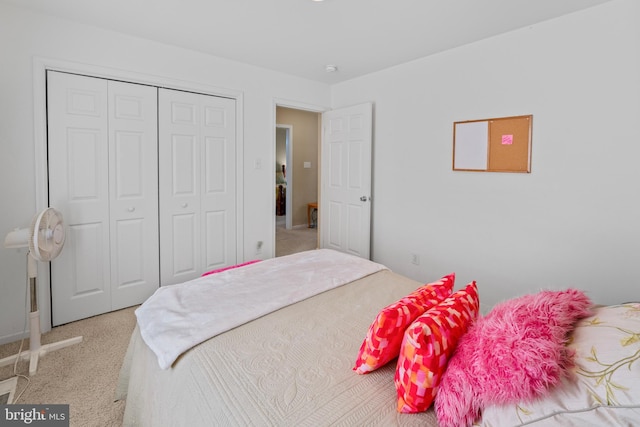 1219 N Valley Ave, Vineland, NJ 08360 - bedroom with a closet, carpet flooring, and baseboards