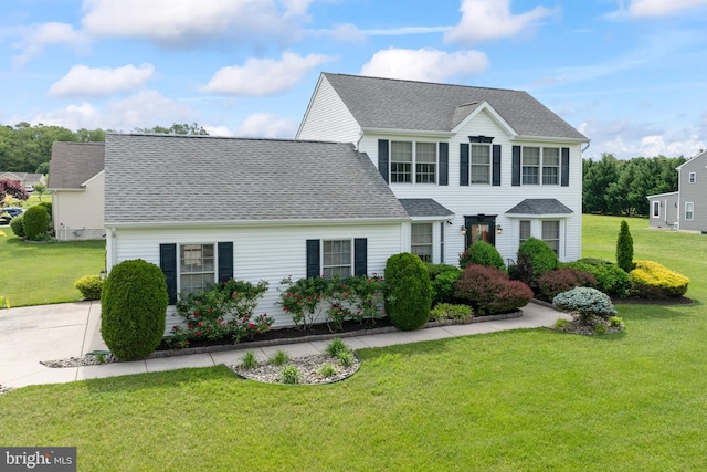 1219 N Valley Ave, Vineland, NJ 08360 - view of front facade featuring a front lawn and a shingled roof
