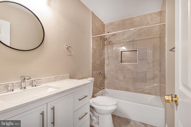 8524 Schultz Rd, Clinton, MD 20735 - bathroom with vanity, shower / washtub combination, and toilet