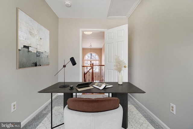 8524 Schultz Rd, Clinton, MD 20735 - home office featuring baseboards