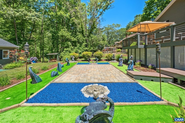 716 Preddy Creek Rd, Barboursville, VA 22923 - view of property's community with a gazebo and a patio