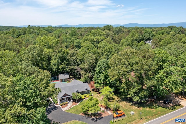 716 Preddy Creek Rd, Barboursville, VA 22923 - view from above of property with a heavily wooded area
