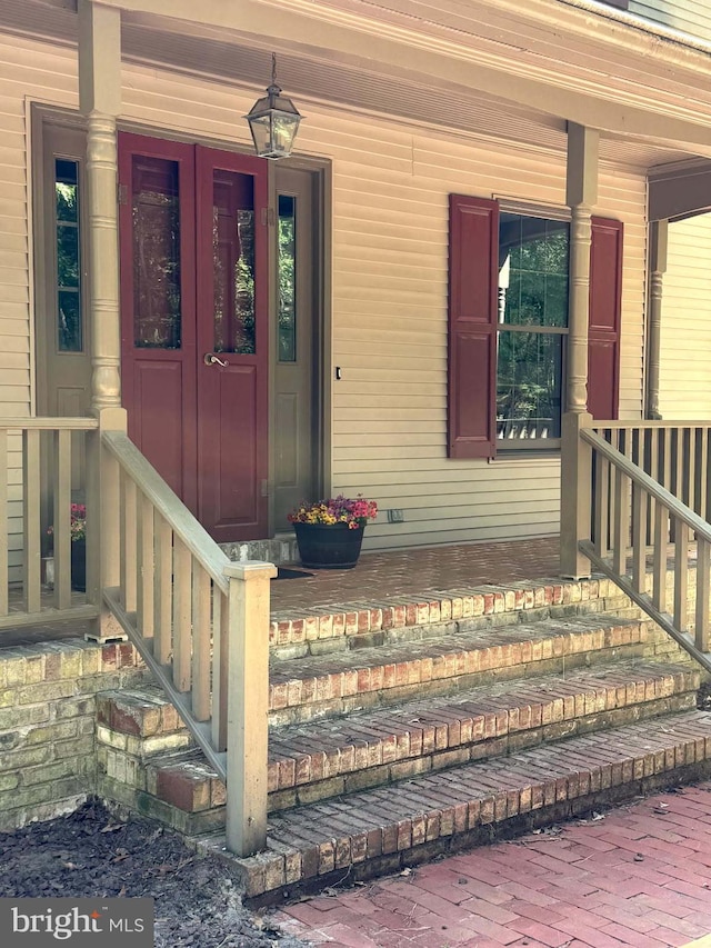 3532 Tall Pines Ln, Snow Hill, MD 21863 - property entrance featuring covered porch