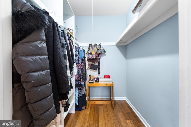 1704 Horner Rd, Woodbridge, VA 22191 - spacious closet featuring wood finished floors