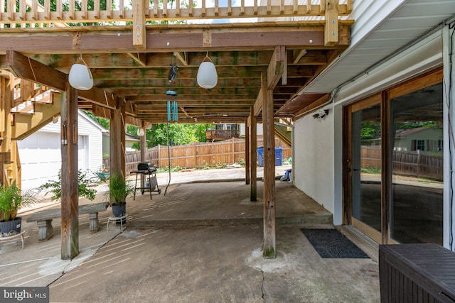 1704 Horner Rd, Woodbridge, VA 22191 - view of patio featuring grilling area