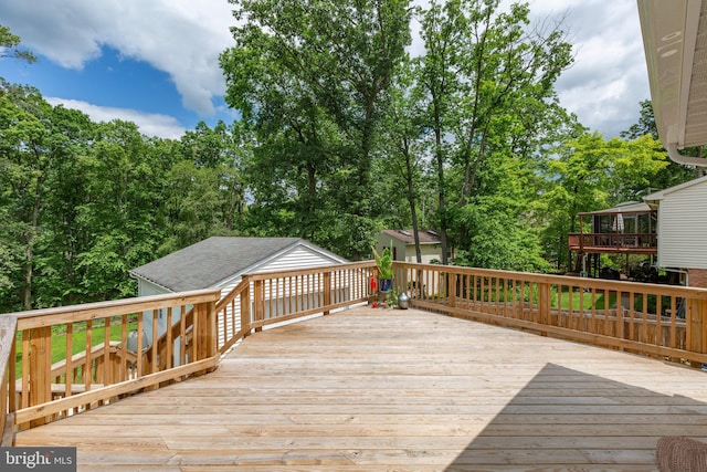 1704 Horner Rd, Woodbridge, VA 22191 - view of deck