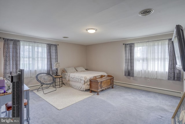 333 S School Ln, Smyrna, DE 19977 - bedroom with carpet floors, baseboard heating, and baseboards