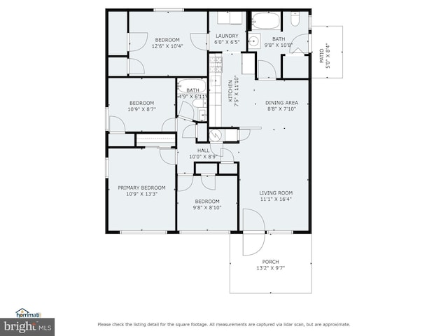9615 51st Pl, College Park, MD 20740 - property floor plan