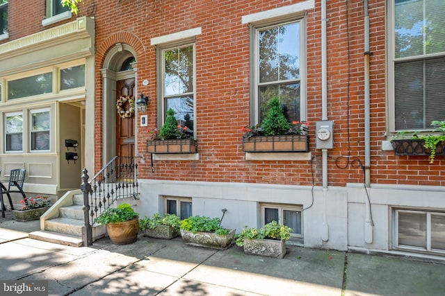 1812 Fairmount Ave, Philadelphia, PA 19130 - property entrance featuring brick siding
