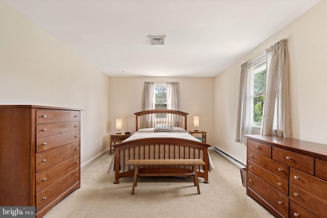 559 Schenely Ave, King Of Prussia, PA 19406 - bedroom featuring baseboard heating and light colored carpet