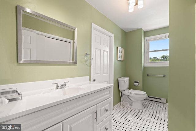 559 Schenely Ave, King Of Prussia, PA 19406 - bathroom with a baseboard radiator and vanity