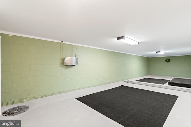 559 Schenely Ave, King Of Prussia, PA 19406 - garage with concrete block wall