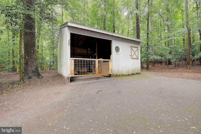 2119 Saint Heather Ln, Gambrills, MD 21054 - view of outbuilding with a view of trees