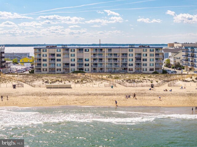 3801 Atlantic Ave Unit 517, Ocean City, MD 21842 - view of apartment building / complex featuring view of water and beach
