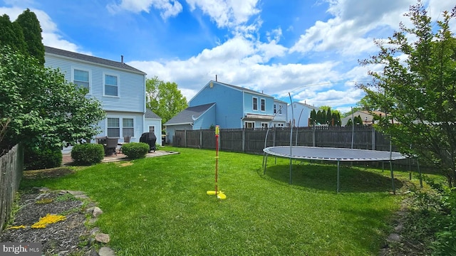 14 Curry Ln, Horsham, PA 19044 - view of yard with a trampoline and a patio
