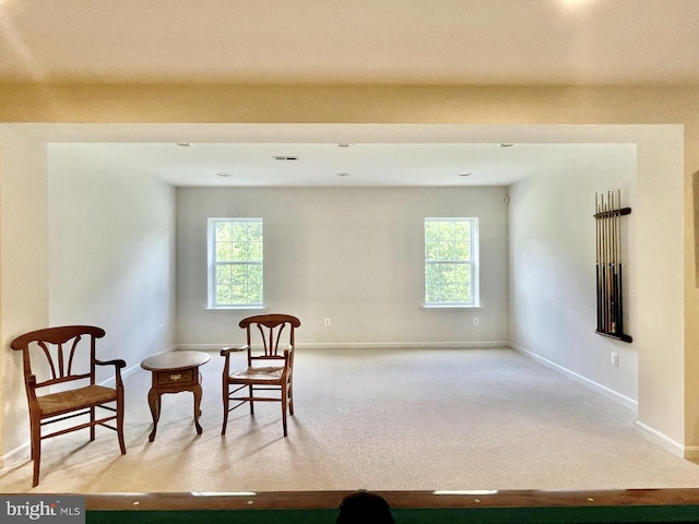 194 Split Rock Dr, Delta, PA 17314 - living area with plenty of natural light, baseboards, carpet, and recessed lighting