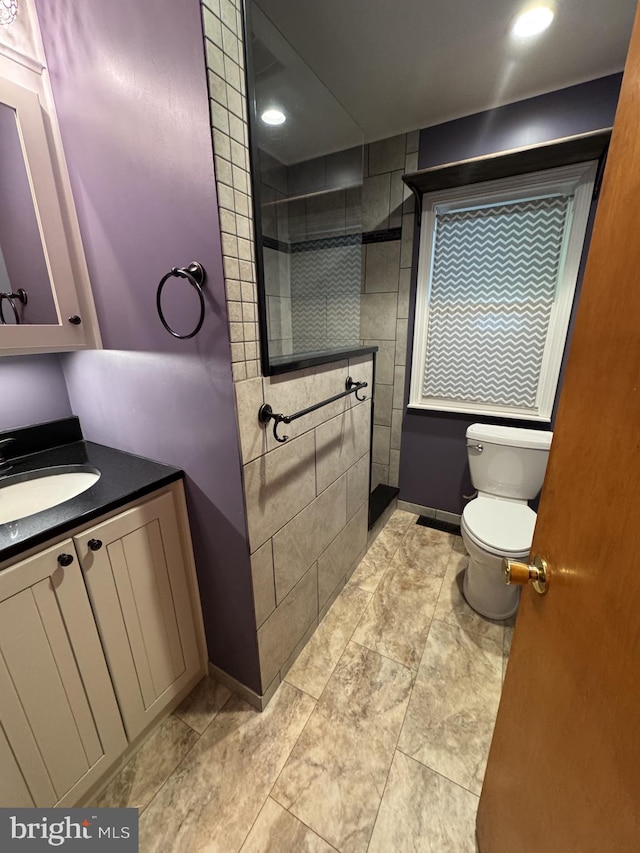 1803 Dubs Church Rd, Hanover, PA 17331 - full bath with vanity, a walk in shower, and toilet
