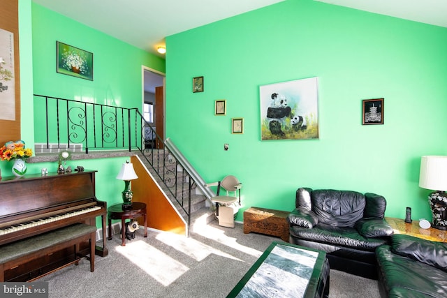 713 Worthington Dr, Warminster, PA 18974 - living room with stairway and carpet floors