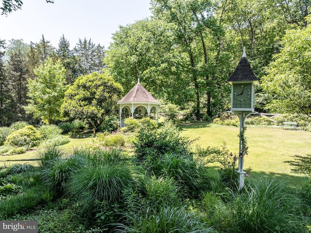 3520 Musket Dr, Midlothian, VA 23113 - view of grassy yard with a gazebo