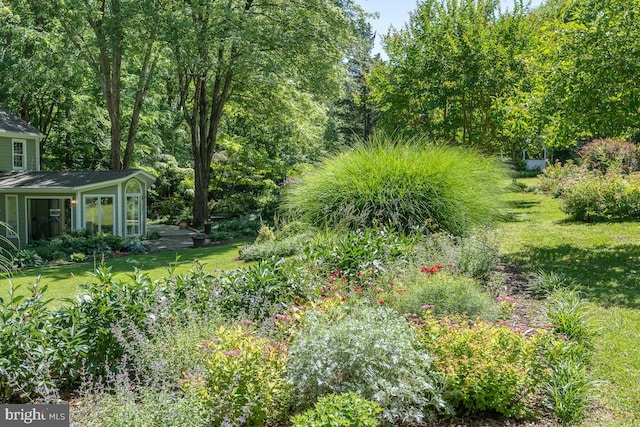 3520 Musket Dr, Midlothian, VA 23113 - view of green lawn featuring a sunroom