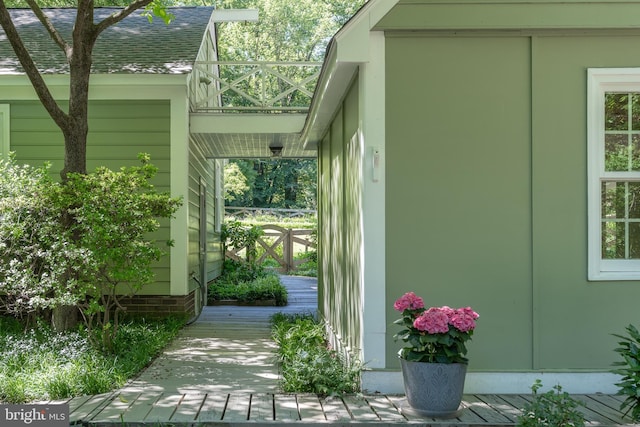 3520 Musket Dr, Midlothian, VA 23113 - doorway to property with a balcony