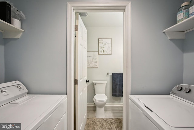 1838 Sherman Dr, Chester, MD 21619 - laundry room with separate washer and dryer